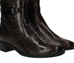 Ara Graz Enkellaarsjes Bruin Dames