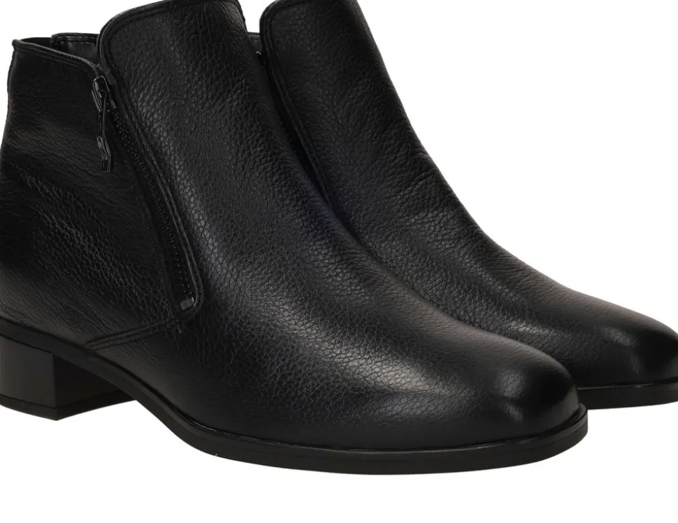 Ara Graz Enkellaarsjes Zwart Dames