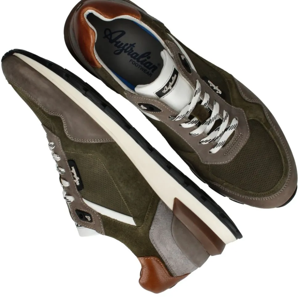 Australian Novecento Sneakers Groen Heren