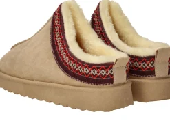 Belizia Dichte pantoffels Beige Dames