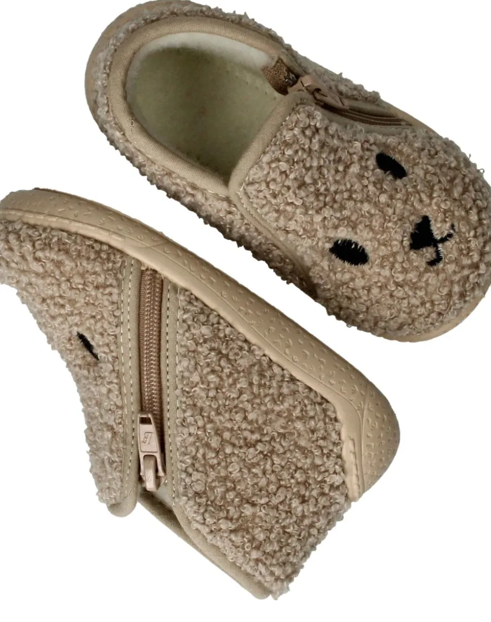 Belizia Pantoffels Beige Meisjes Jongens