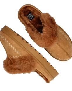 Belizia Pantoffels Bruin Dames