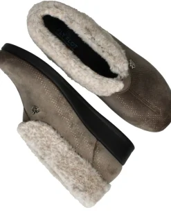 Belizia Pantoffels Taupe Dames