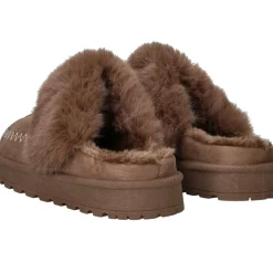 Belizia Pantoffels Taupe Dames