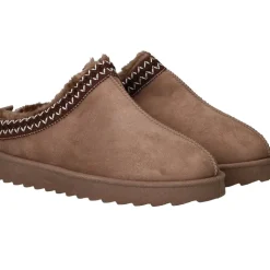 Belizia Pantoffels Taupe Dames