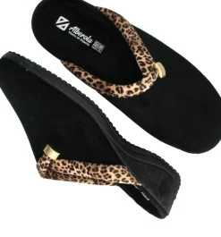 Belizia Pantoffels Zwart Dames