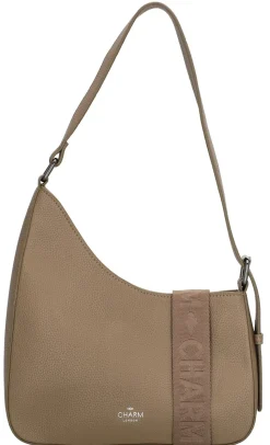 Charm Schoudertas Taupe Dames