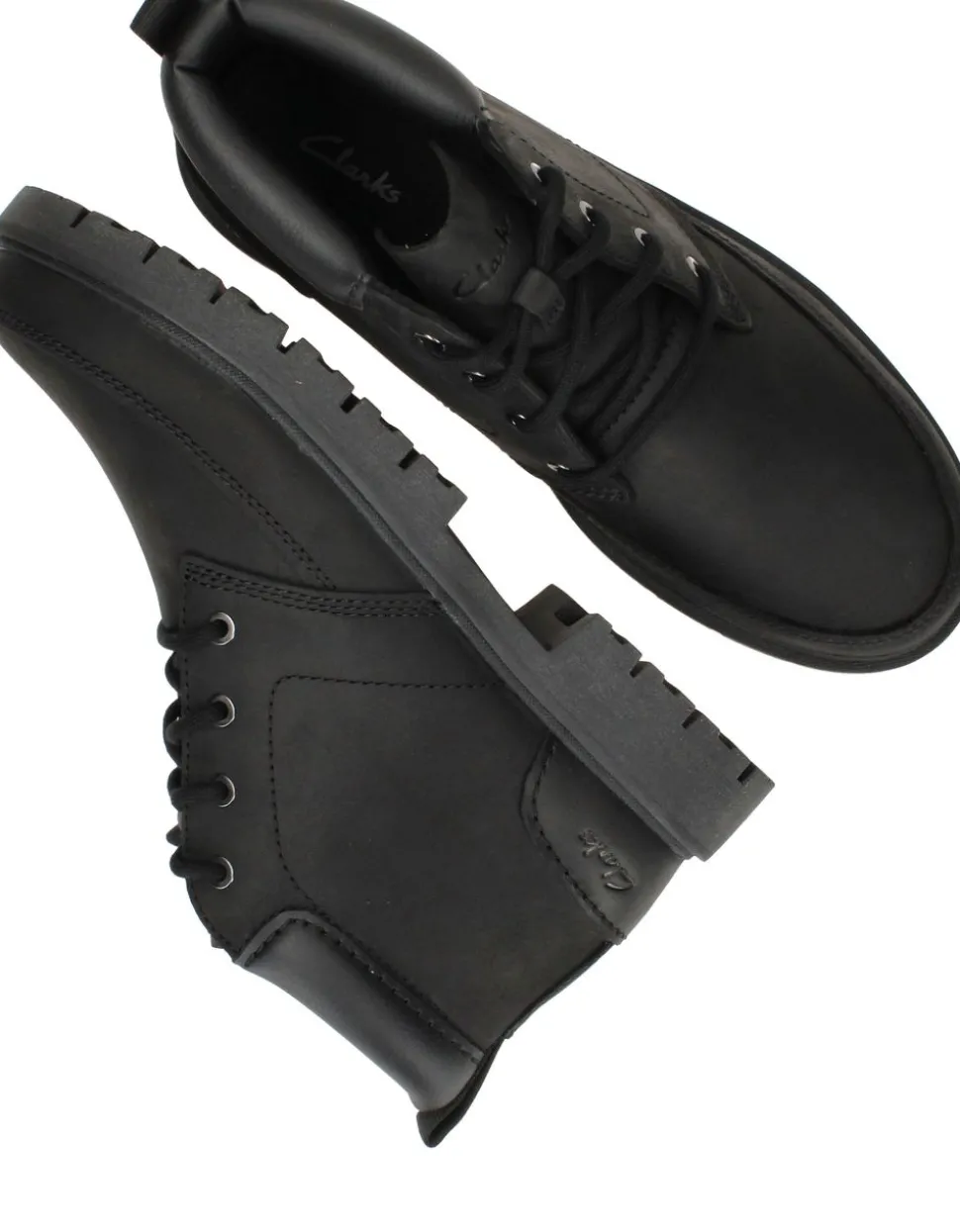 Clarks Rossdale Mid Boots Zwart Heren