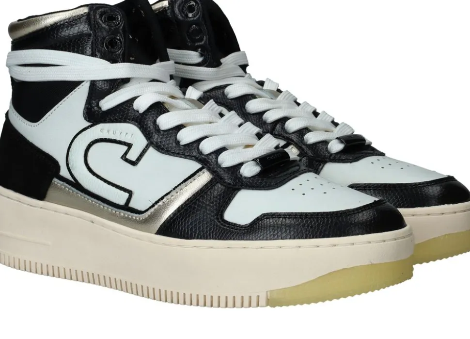 Cruyff Campo High Lux Tall Sneakers Zwart Dames