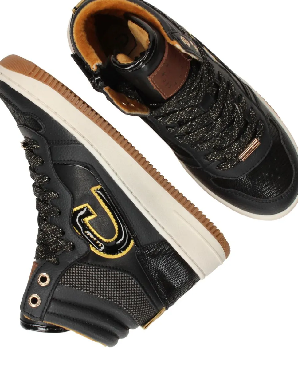 Cruyff Campo High Sneakers Zwart Meisjes