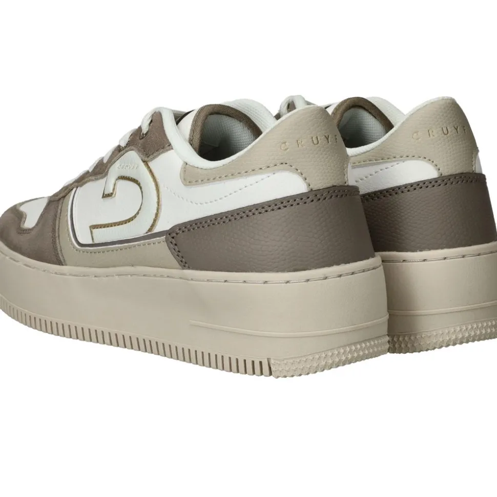 Cruyff Campo Low Tall Sneakers Beige Dames