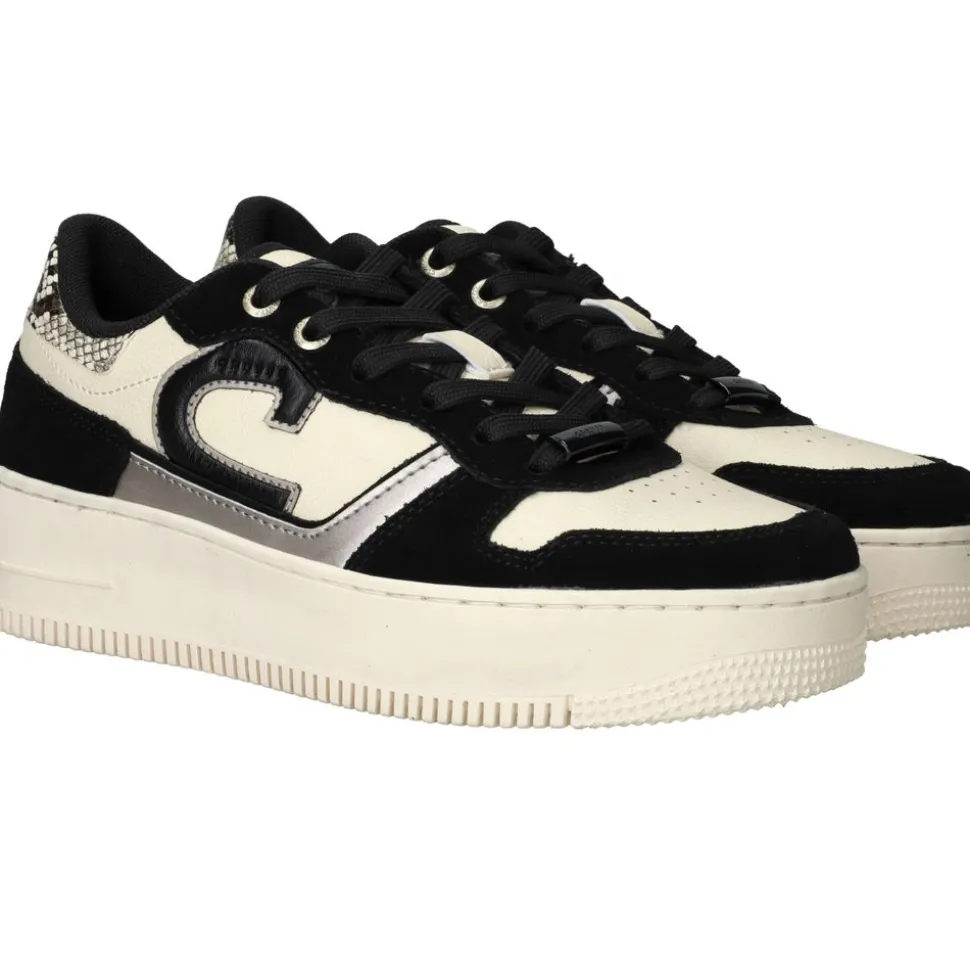 Cruyff Campo Low Tall Sneakers Zwart Dames