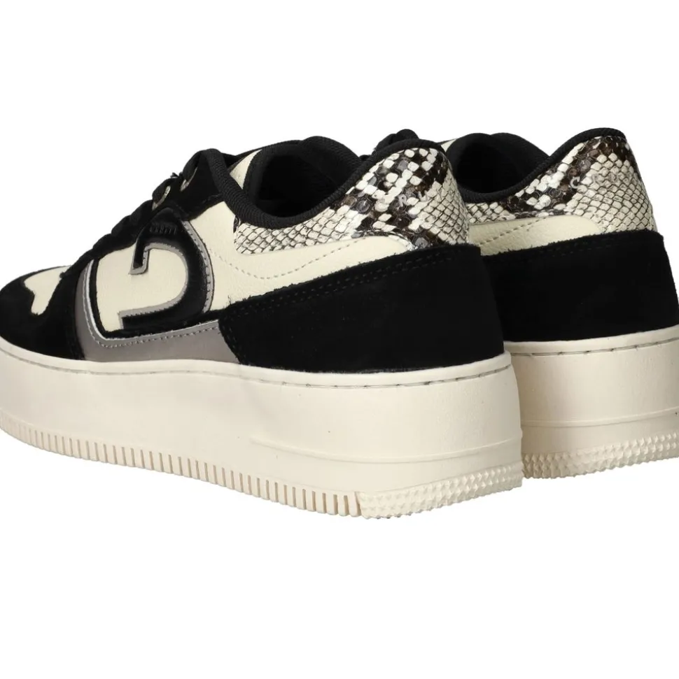 Cruyff Campo Low Tall Sneakers Zwart Dames