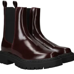 Deabused Chelseaboots Rood Dames