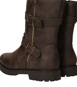 DSTRCT Bikerboots Bruin Dames