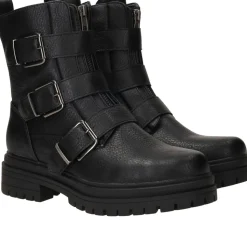 DSTRCT Bikerboots Zwart Dames