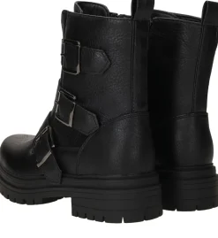 DSTRCT Bikerboots Zwart Dames