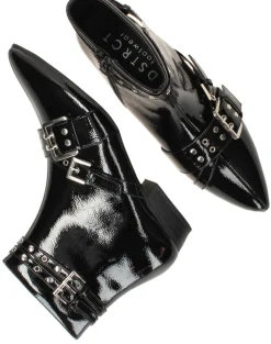 DSTRCT Enkellaarsjes Zwart Dames