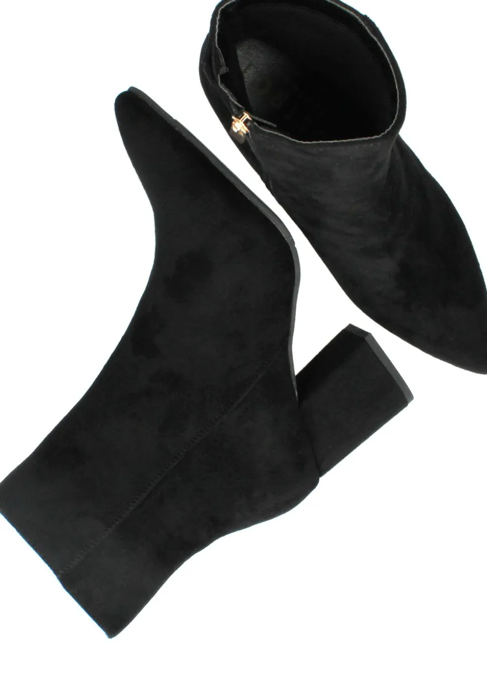 DSTRCT Enkellaarsjes Zwart Dames