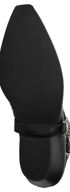 DSTRCT Enkellaarsjes Zwart Dames