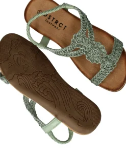 DSTRCT Sandalen Groen Dames