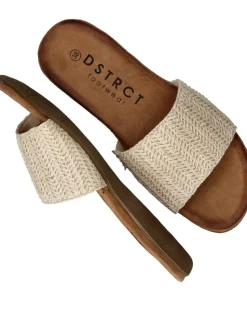 DSTRCT Slippers Beige Dames