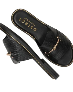 DSTRCT Slippers Zwart Dames