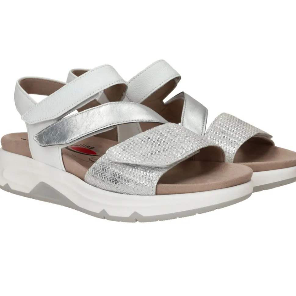 Gabor Rollingsoft Sandalen Wit Dames