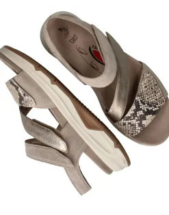 Gabor Rollingsoft Sandalen Beige Dames