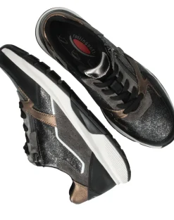 Gabor Rollingsoft Sneakers Zwart Dames