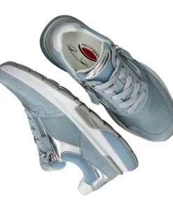 Gabor Rollingsoft Sneakers Blauw Dames