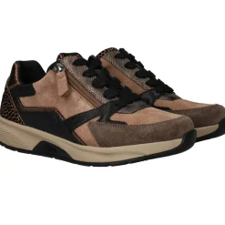 Gabor Rollingsoft Sneakers Bruin Dames
