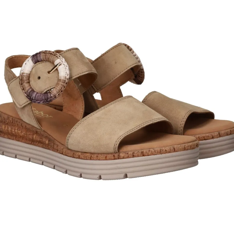 Gabor Sandalen Beige Dames
