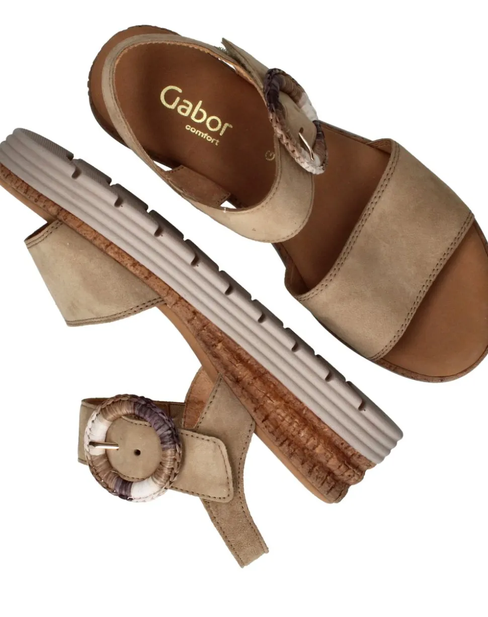 Gabor Sandalen Beige Dames