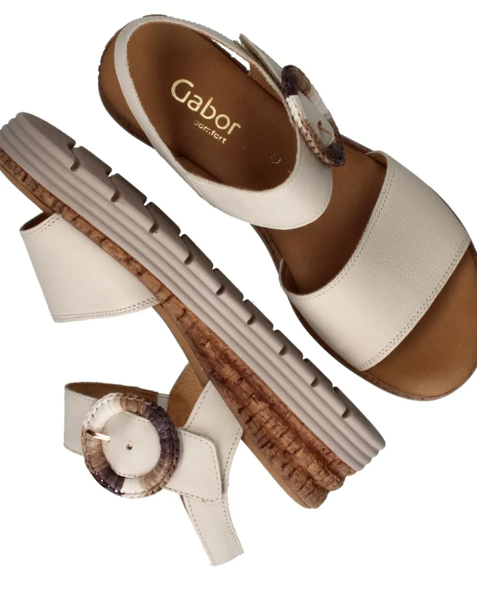 Gabor Sandalen Beige Dames