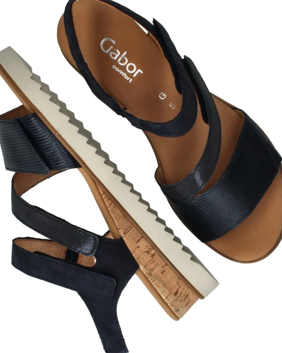Gabor Sandalen Blauw Dames