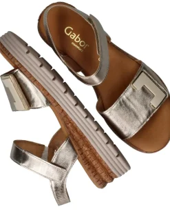 Gabor Sandalen Goud Dames