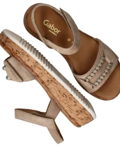 Gabor Sandalen Taupe Dames