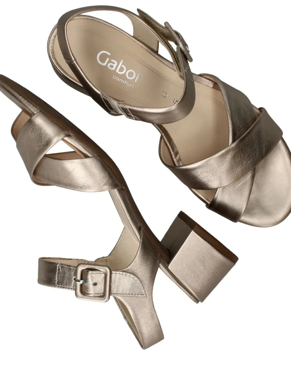 Gabor Sandalettes Goud Dames