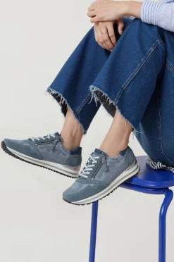 Gabor Sneakers Blauw Dames