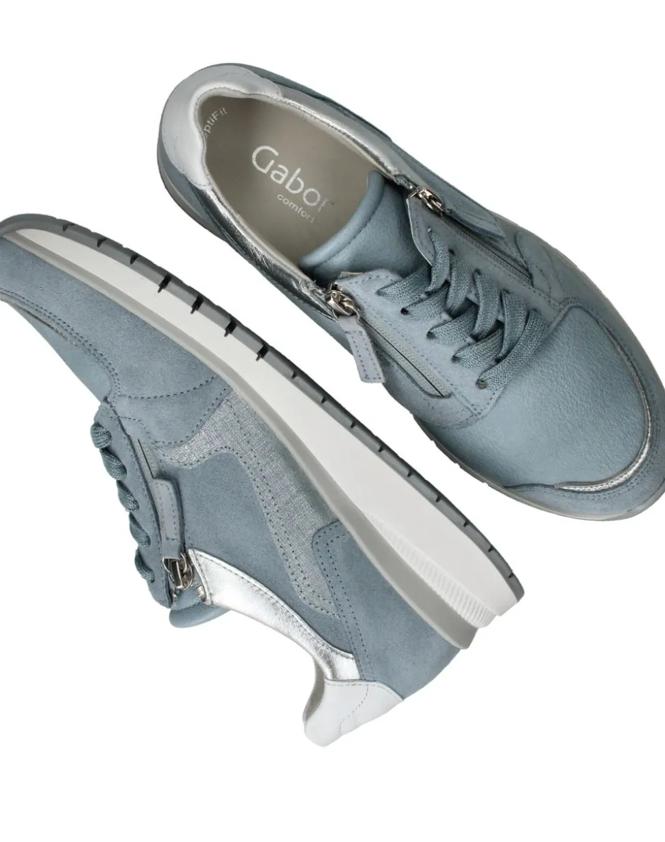 Gabor Sneakers Blauw Dames