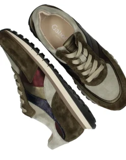 Gabor Sneakers Groen Dames