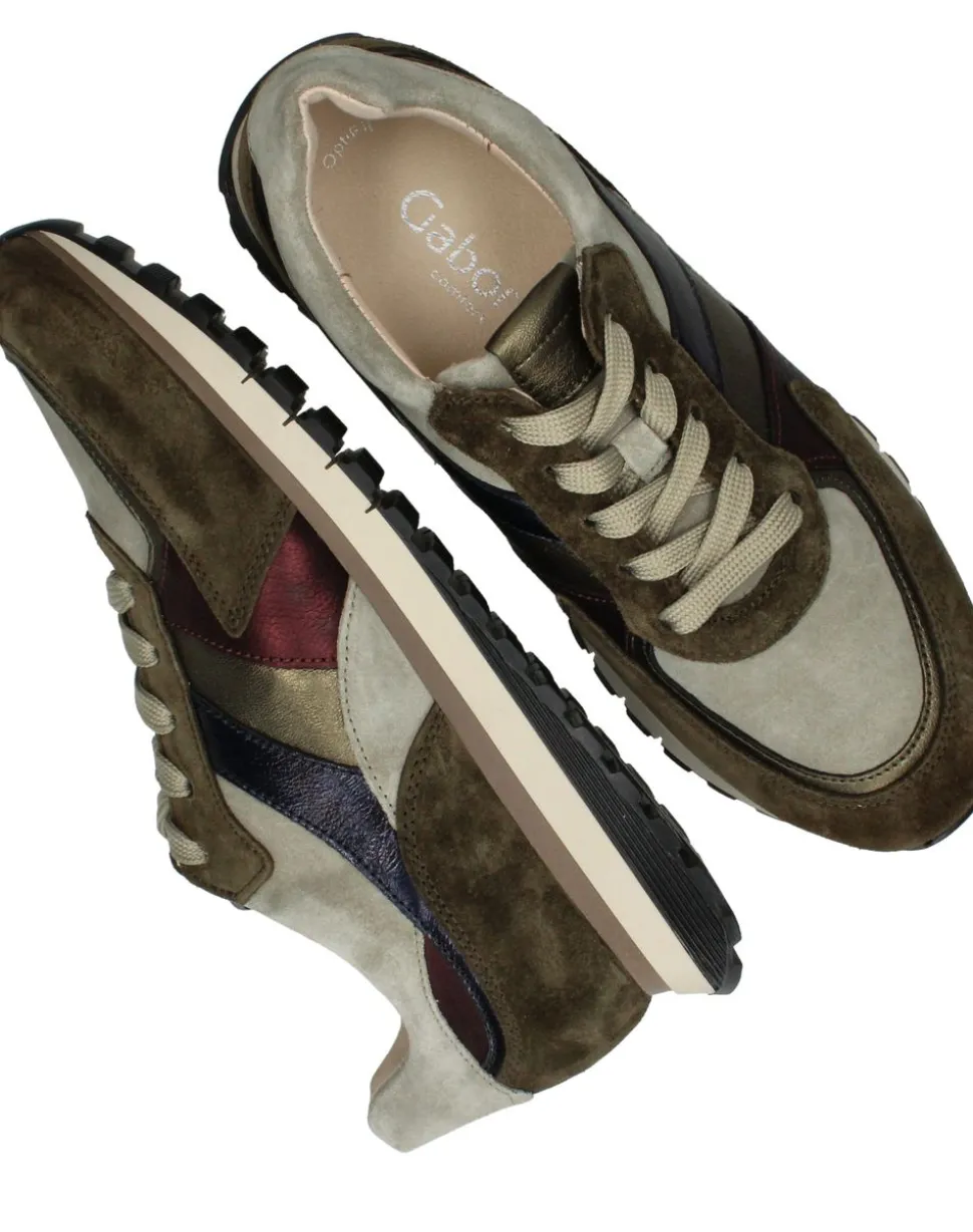 Gabor Sneakers Groen Dames