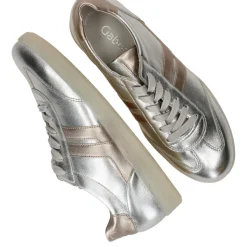 Gabor Sneakers Zilver Dames