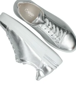 Gabor Sneakers Zilver Dames