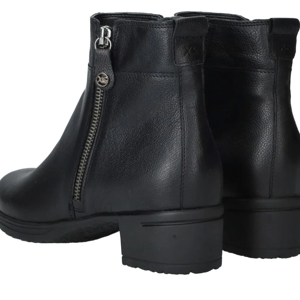 Hartjes Enkellaarsjes Zwart Dames