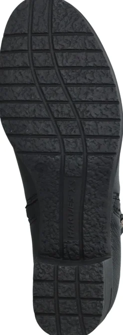 Hartjes Enkellaarsjes Zwart Dames