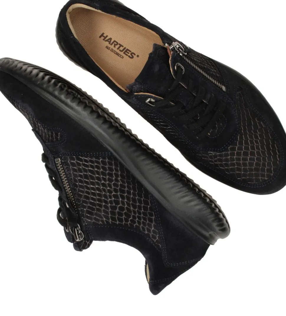 Hartjes Sneakers Blauw Dames