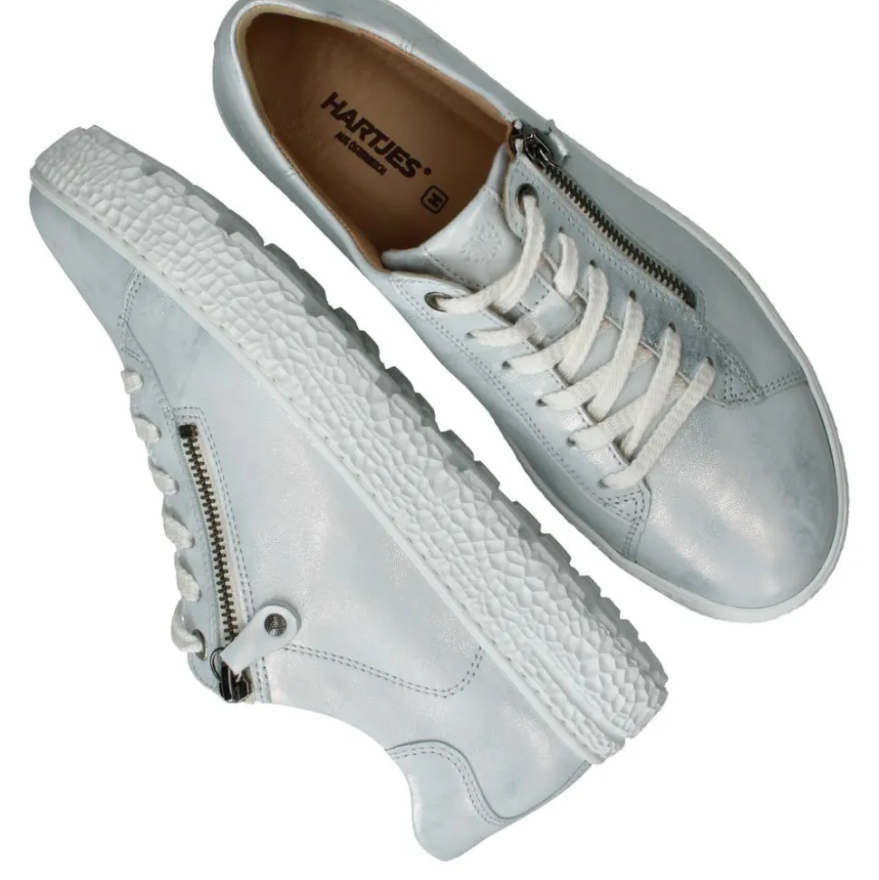 Hartjes Sneakers Zilver Dames