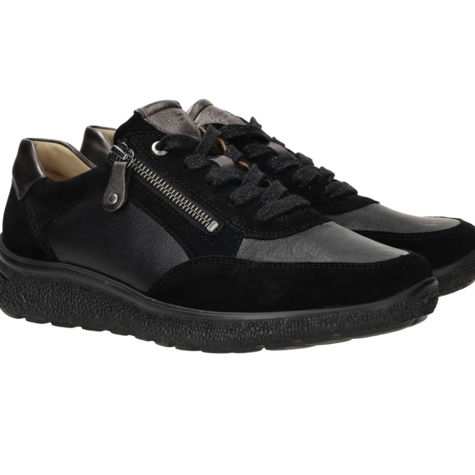 Hartjes Sneakers Zwart Dames